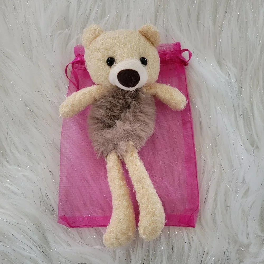 Set of 2 Plush Bear Scrunchies